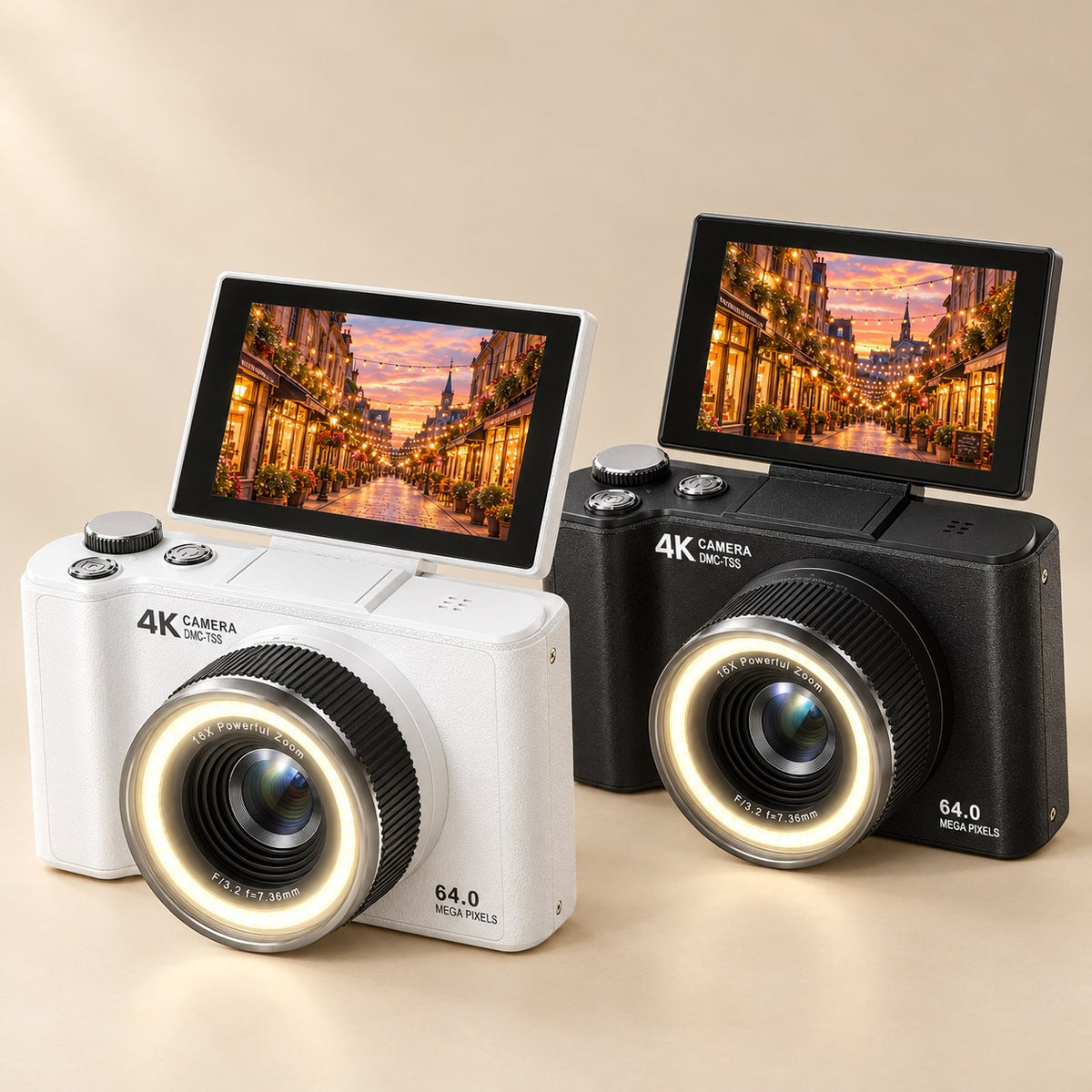 The Y2K Flip Cam in White and Black
