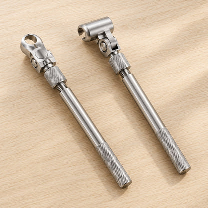 Two adjustable hinge wrenches side by side