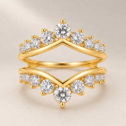 The ring jacket from the front: the open center where your ring goes