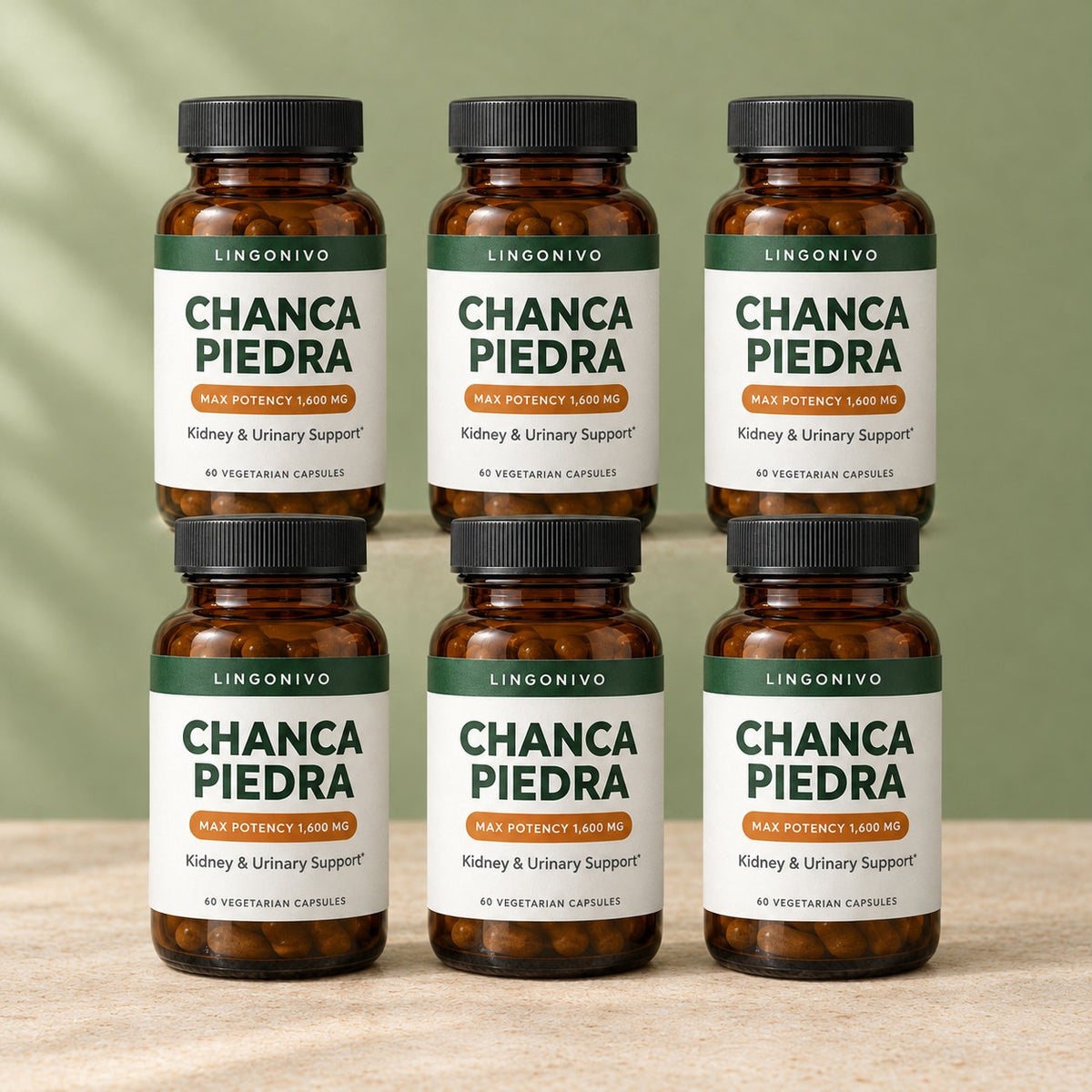 6 bottles of Max Potency Chanca Piedra