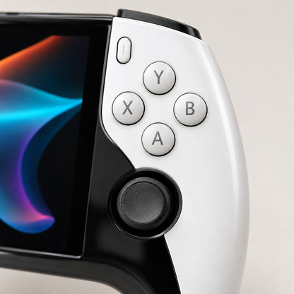 Buttons and joystick of the retro handheld console