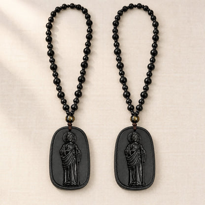 Two San Judas Tadeo necklaces