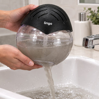The grey water after a few days of use