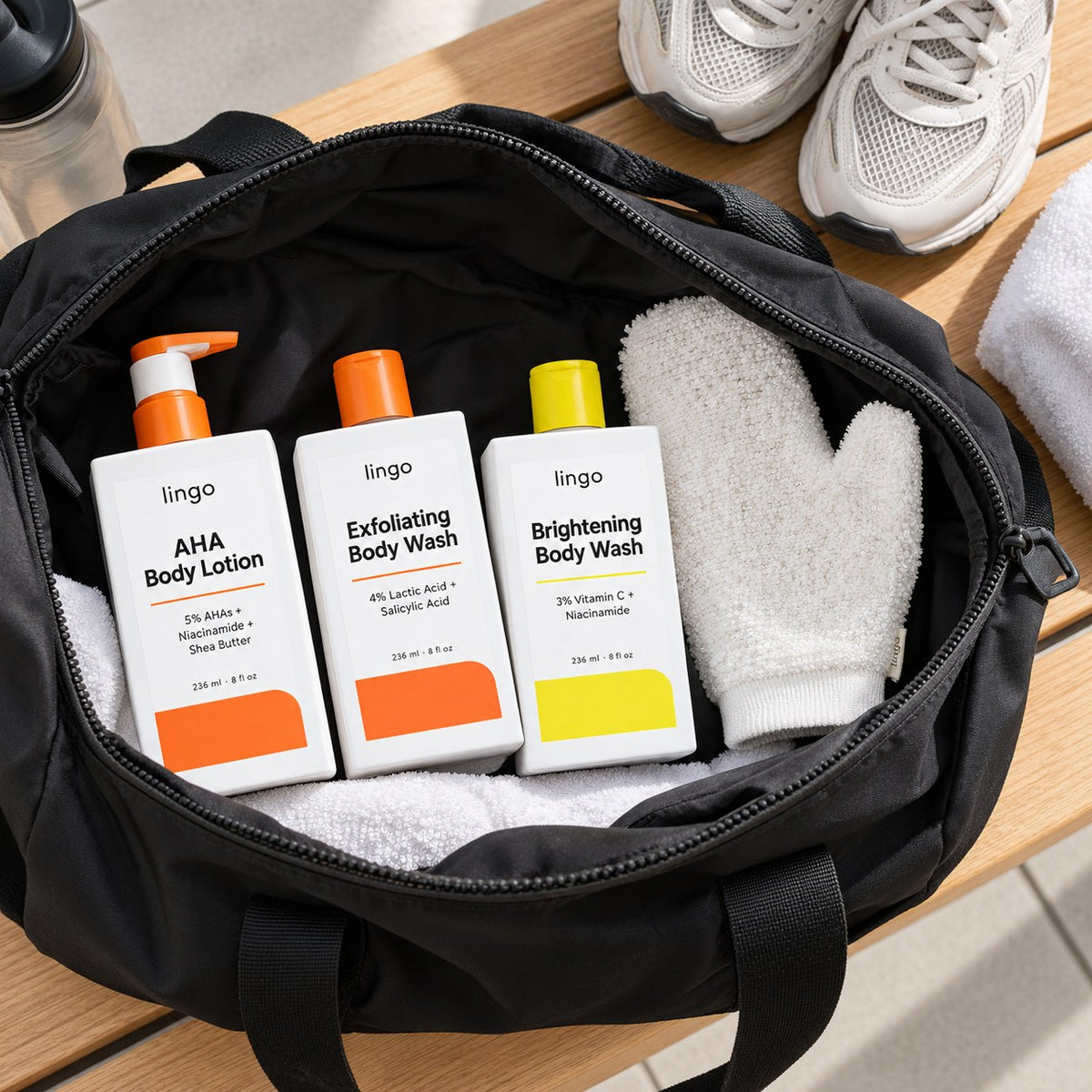 Packed for the gym