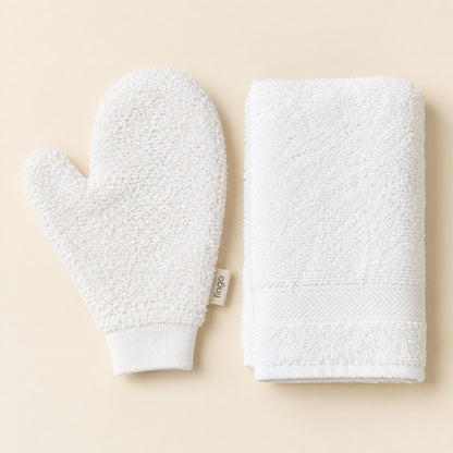 The free exfoliating mitt