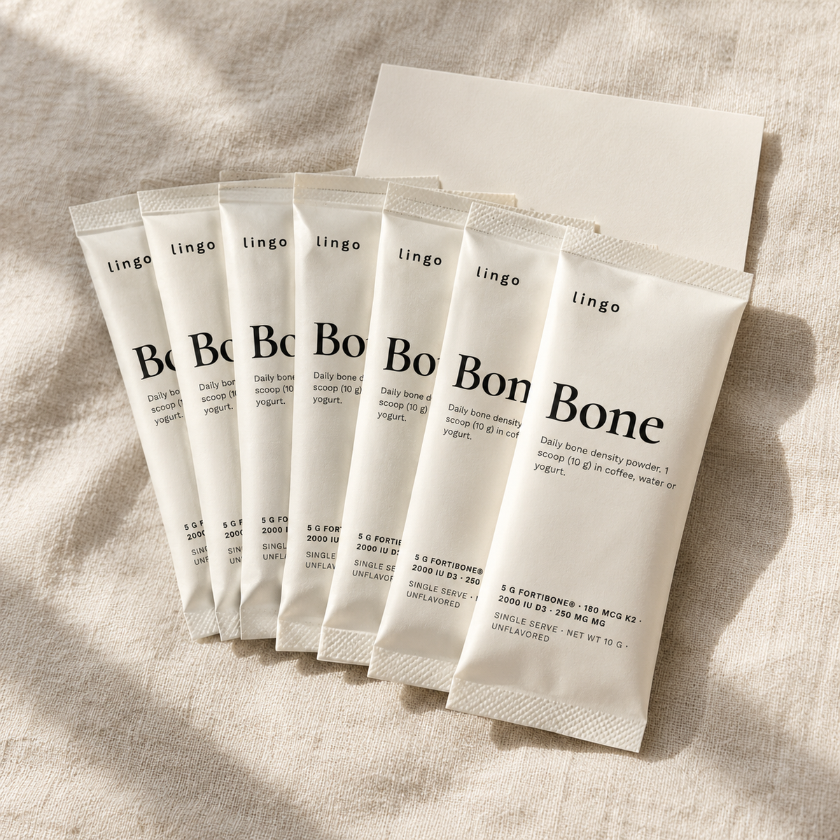 Lingo Bone travel sticks 7-day pack