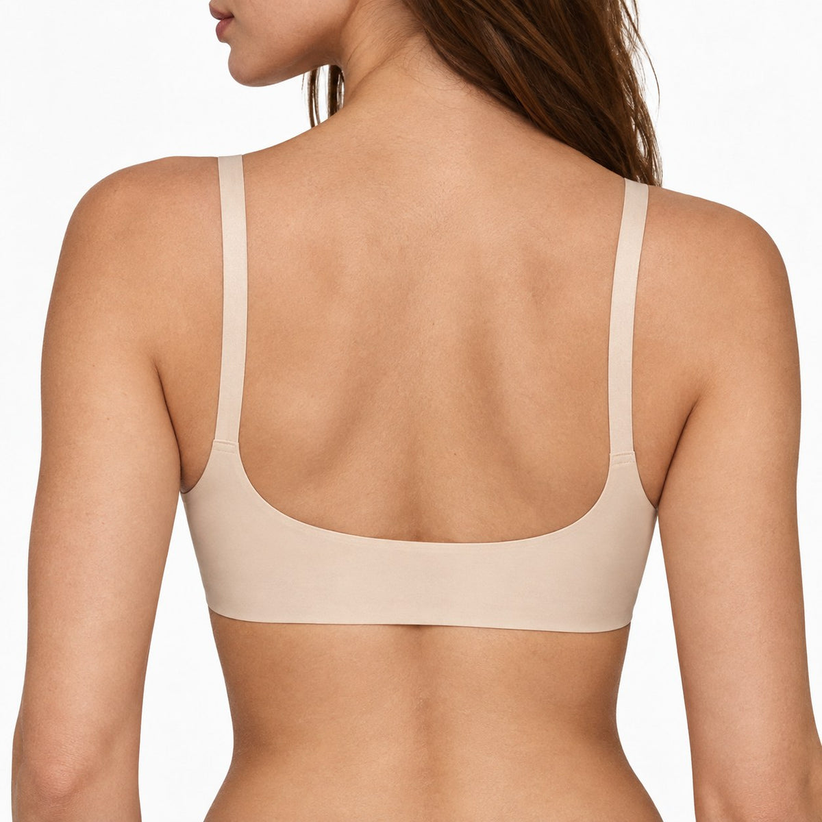 Lingo Jelly Bra, back view: smooth wide band, no hooks