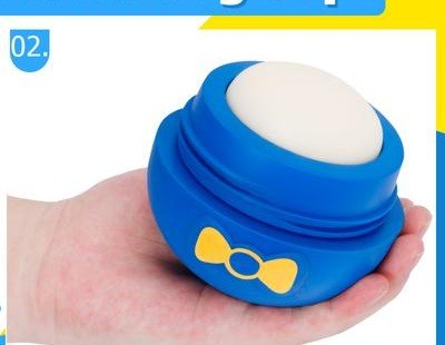Pop the frozen treat into the toy