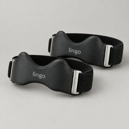 Two Lingo Knee Straps, sold as a pair