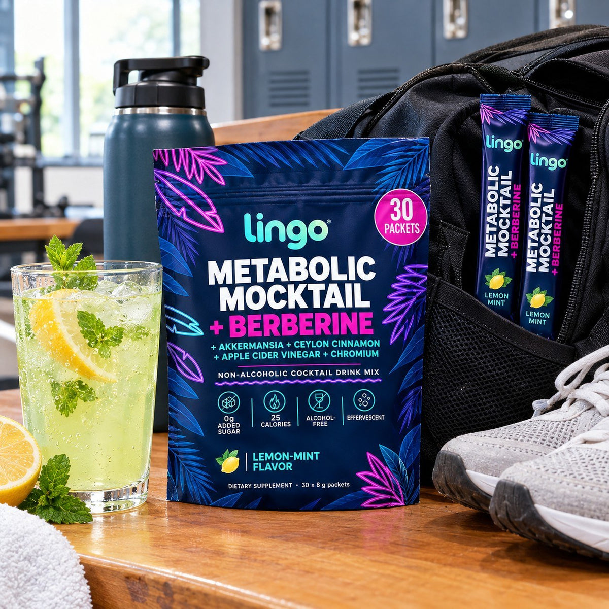 Packets in a gym bag